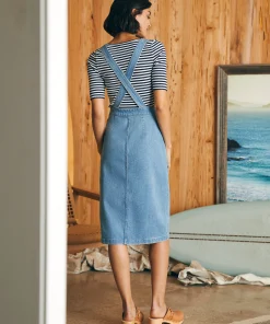 Outlet Organic Cotton Denim Remi Dress - Women Dresses