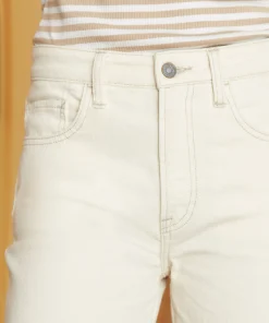 Best Organic Cotton Slim Straight Ankle Denim - Women Pants|Jeans