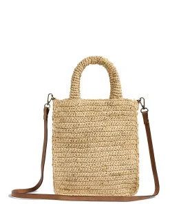 New Raffia Cross Body Bag - Women Bags