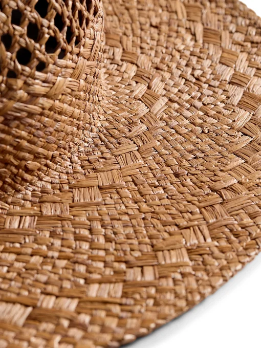 Best Raffia Mixed Stitch Fedora - Women Swim|Hats