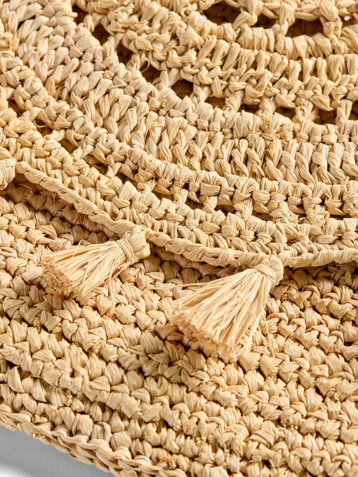 Hot Raffia Tassel Clutch - Women Swim|Bags