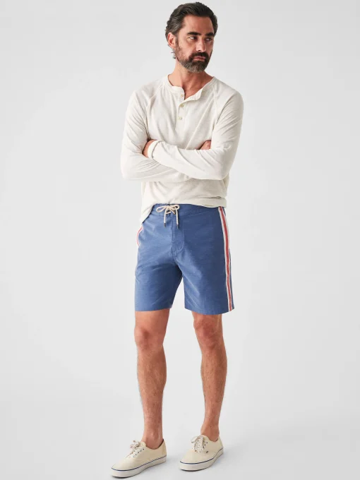 Discount Retro Surf Stripe Boardshort (7" Inseam) - Swim