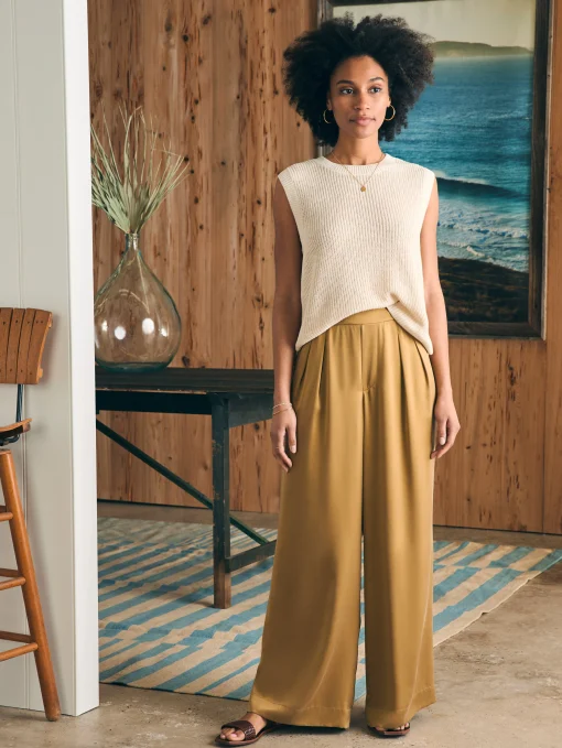 Discount Sandwashed Silk Gemma Pant - Women Pants