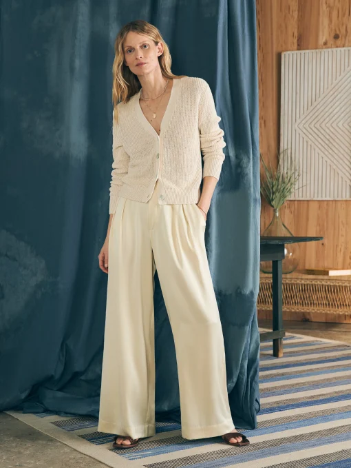 Fashion Sandwashed Silk Gemma Pant - Women Pants