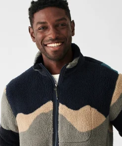 Online Scenic High Pile Fleece Jacket - Jackets & Vests