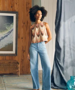 Clearance Shoreline Shell Top - Women Shirts & Tops