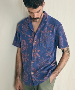 Online Short-Sleeve Cabana Towel Terry Shirt - Shirts