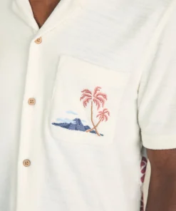 Outlet Short-Sleeve Cabana Towel Terry Shirt - Shirts