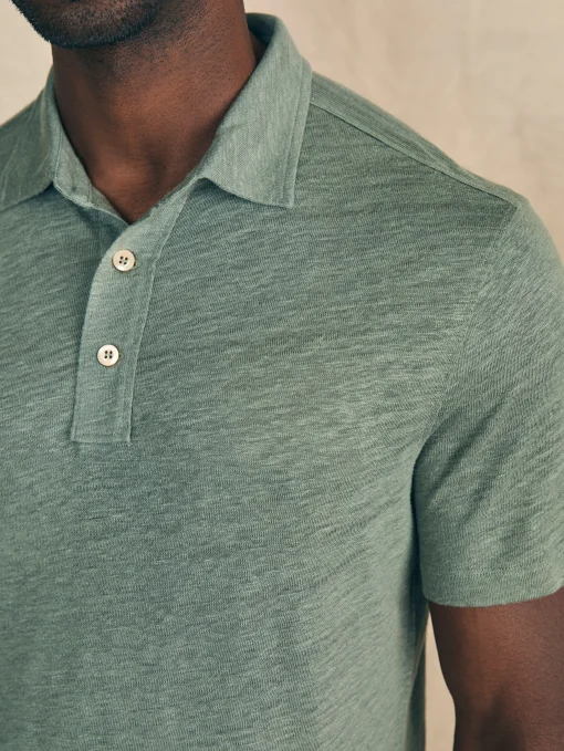 Best Short-Sleeve Linen Polo - Polo Shirts