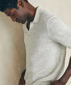 Best Short-Sleeve Linen Sweater Polo - Sweaters