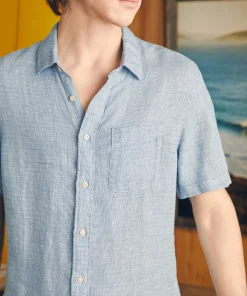 Clearance Short-Sleeve Palma Linen Shirt (Tall) - Shirts