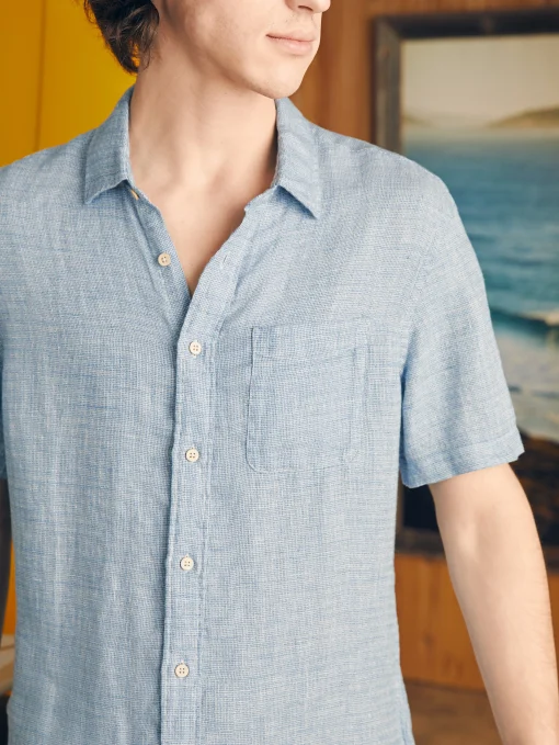 Clearance Short-Sleeve Palma Linen Shirt (Tall) - Shirts