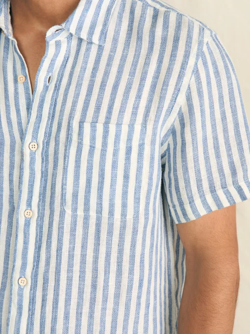 Online Short-Sleeve Palma Linen Shirt - Shirts