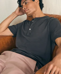 Clearance Short-Sleeve Sunwashed Henley - T-Shirts & Henleys