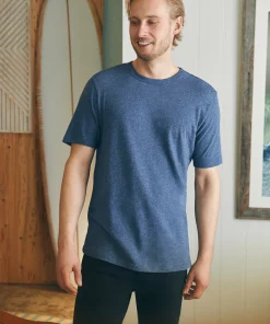 Outlet Short-Sleeve Vintage Chambray Tee - T-Shirts & Henleys