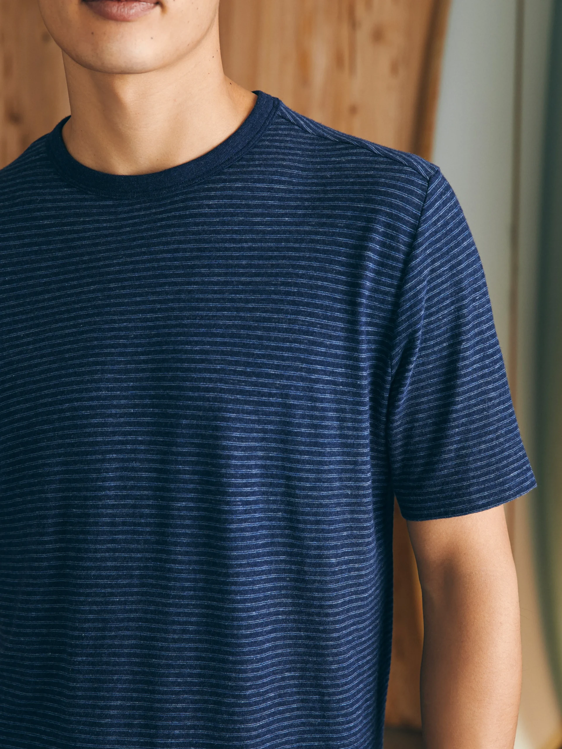 New Short-Sleeve Vintage Chambray Tee - T-Shirts & Henleys