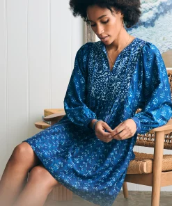 New Silk Blend Solstice Mini Dress - Women Dresses