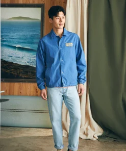 Clearance Steven Paul Judd Good Medicine Sunwashed Coaches Jacket - Jackets & Vests