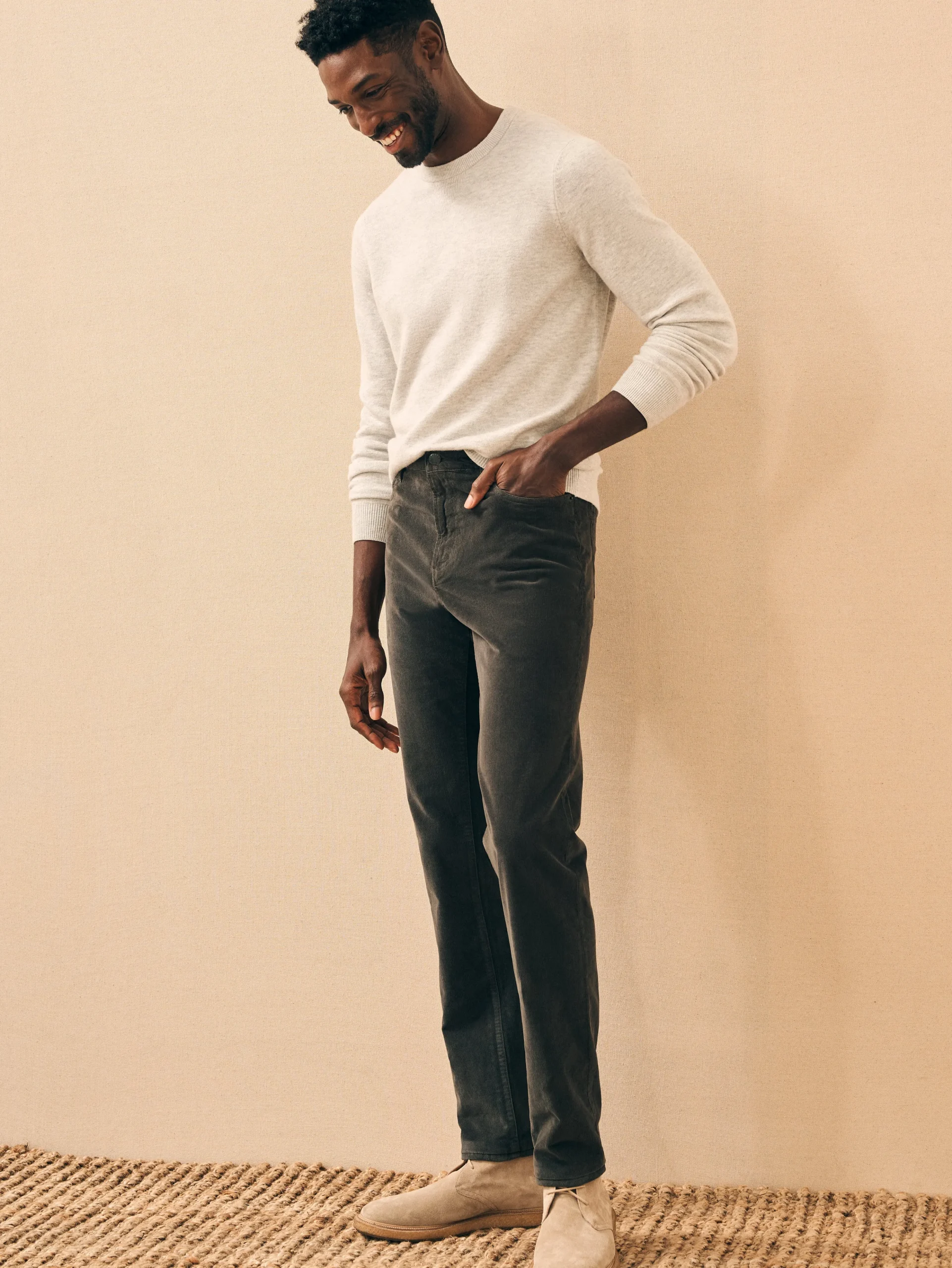 New Stretch Corduroy 5-Pocket Pant (34" Inseam) - Pants