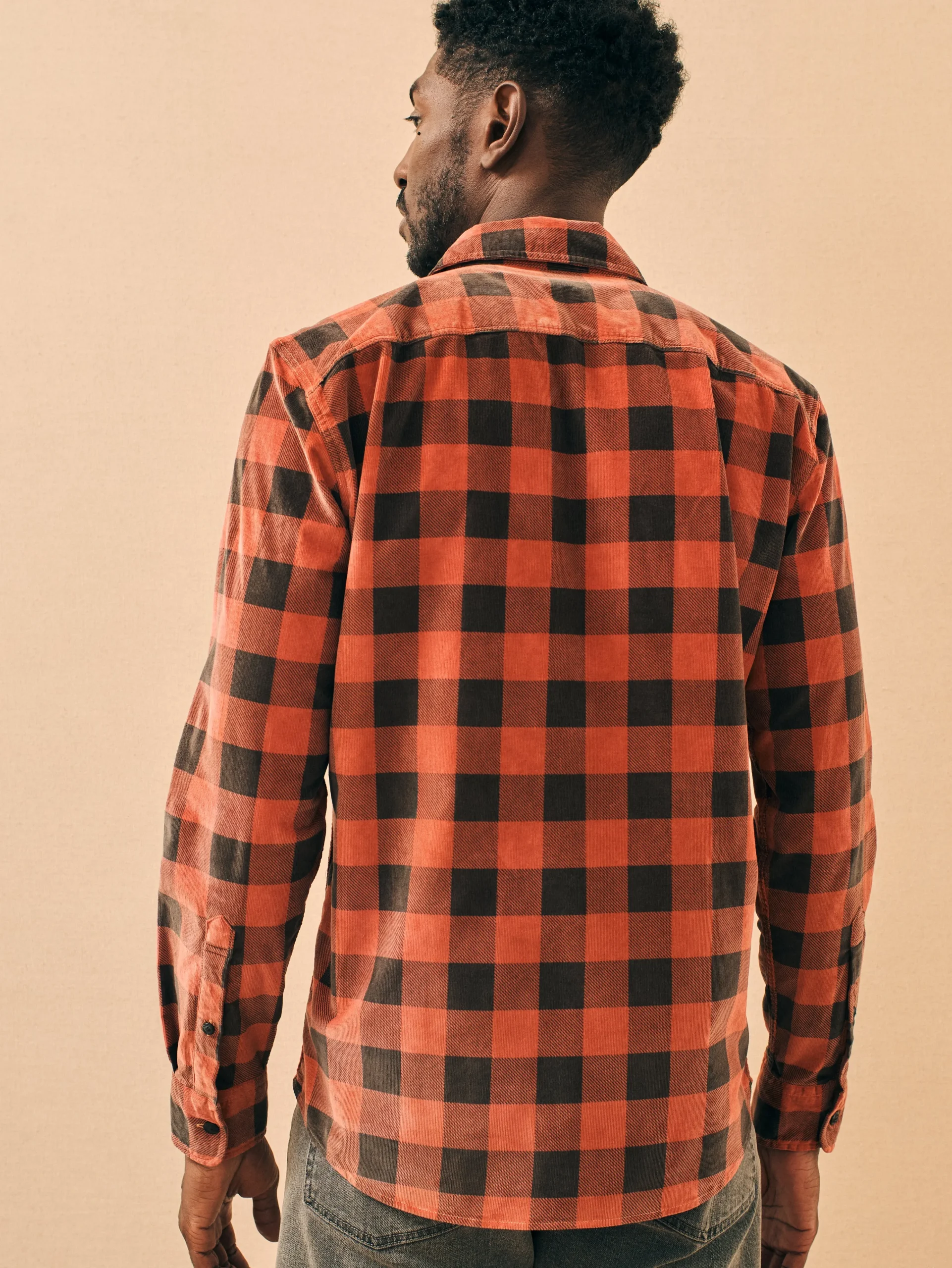 Hot Stretch Corduroy Work Shirt - Shirts