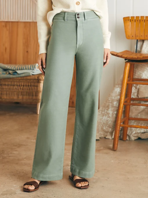 Hot Stretch Terry Harbor Pant - Women Pants