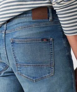 Best Stretch Terry Indigo 5-Pocket Pant (32