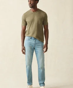 Fashion Stretch Terry Indigo 5-Pocket Pant - Pants