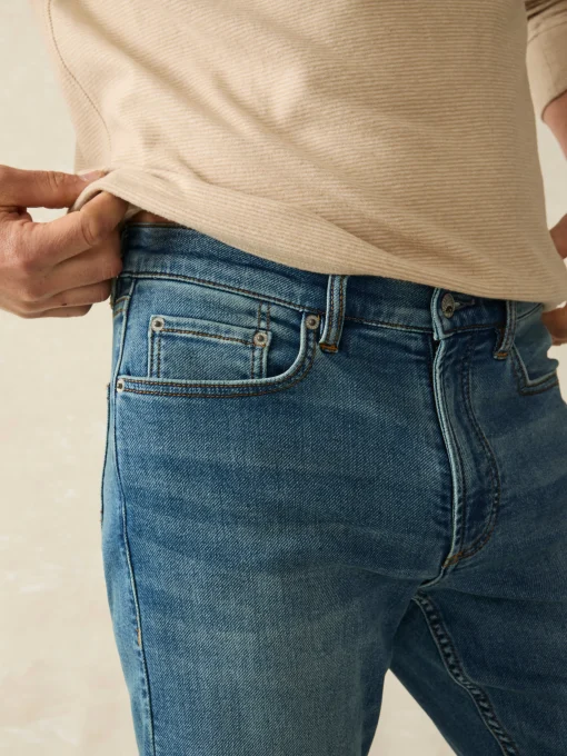 New Stretch Terry Indigo 5-Pocket Pant - Pants