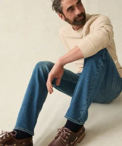 New Stretch Terry Indigo 5-Pocket Pant - Pants