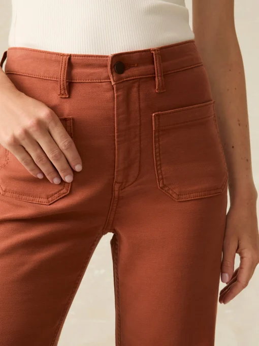 Best Stretch Terry Patch Pocket Pant - Women Pants