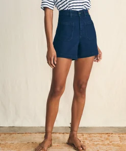 Online Stretch Terry Patch Pocket Short - Women Shorts & Skirts