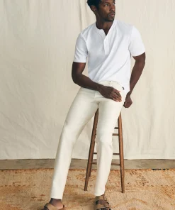 Hot Stretch Terry 5-Pocket Athletic Fit Pant (32