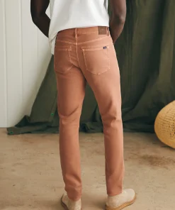 Sale Stretch Terry 5-Pocket Athletic Fit Pant (32