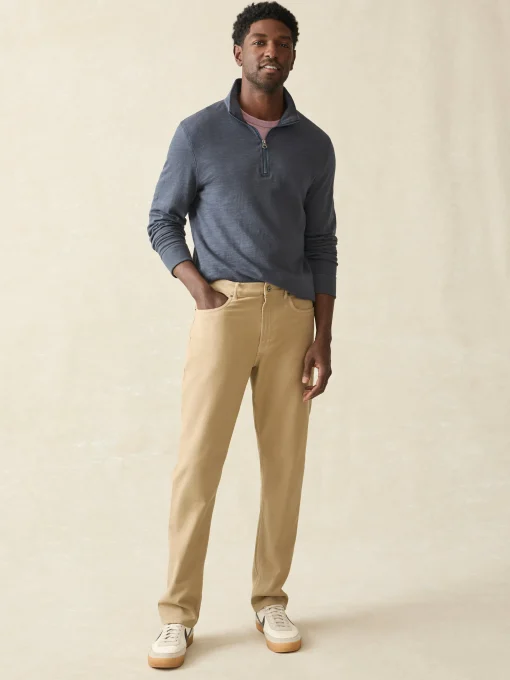 Hot Stretch Terry 5-Pocket Athletic Fit Pant - Pants