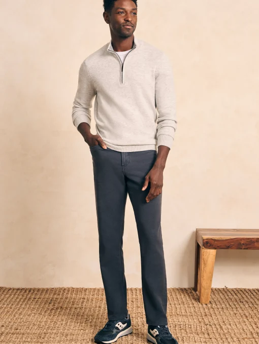 New Stretch Terry 5-Pocket Athletic Fit Pant - Pants