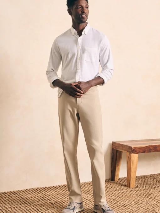 Hot Stretch Terry 5-Pocket Athletic Fit Pant - Pants