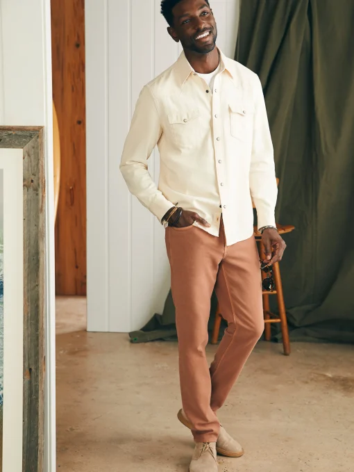 Outlet Stretch Terry 5-Pocket Pant (32" Inseam) - Pants