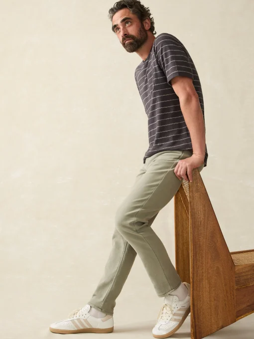 Discount Stretch Terry 5-Pocket Pant - Pants