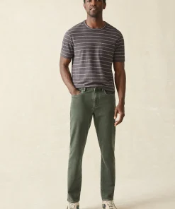 Outlet Stretch Terry 5-Pocket Pant - Pants
