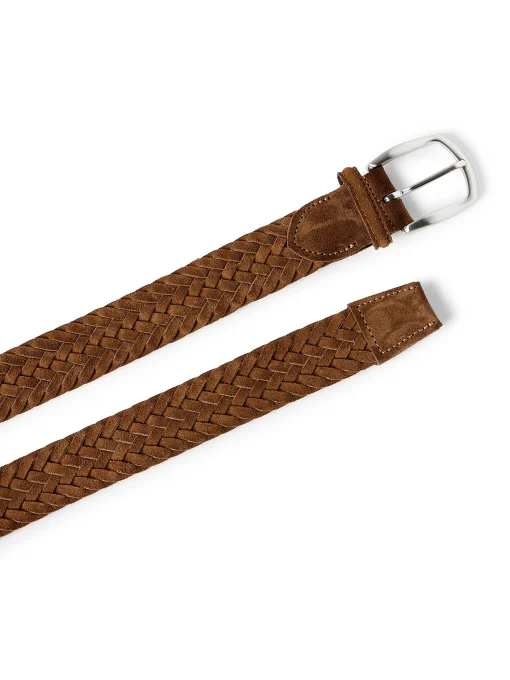 Sale Suede Woven Belt - Belts