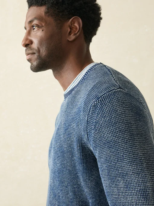 Discount Sunwashed Crewneck Sweater - Sweaters