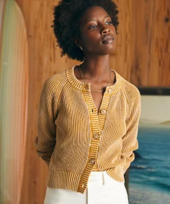 Discount Sunwashed Fisherman Cardigan - Women Sweaters