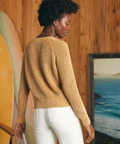 Discount Sunwashed Fisherman Cardigan - Women Sweaters