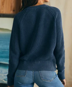 Sale Sunwashed Fisherman Cardigan - Women Sweaters