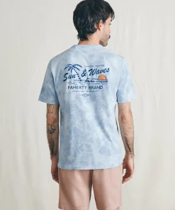 Fashion Sunwashed Graphic Tee - T-Shirts & Henleys