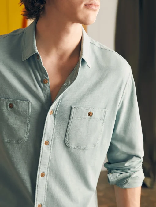 Fashion Sunwashed Knit Shirt - Shirts