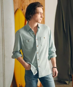 Fashion Sunwashed Knit Shirt - Shirts