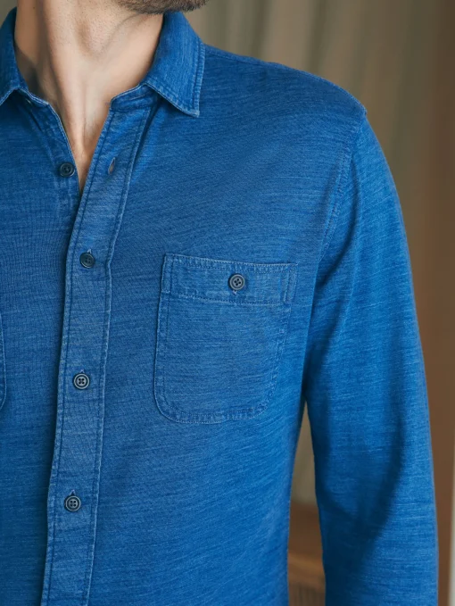 Fashion Sunwashed Knit Shirt - Shirts