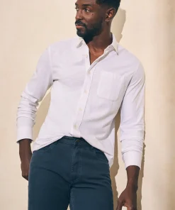 Outlet Sunwashed Knit Shirt (Single Pocket) - Shirts