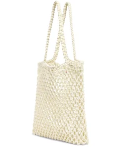 Clearance Sunwashed Macrame Tote - Women Bags